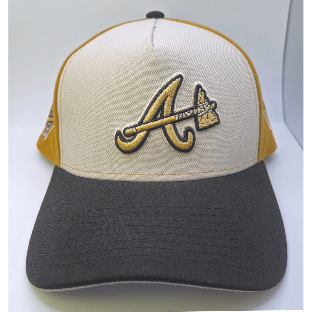 New Era Atlanta Braves 1995 World Series 9FORTY Snapback Hat Cooperstown Gold